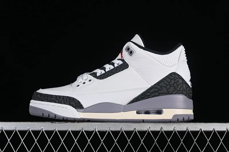 All categories Air Jordan Jordan series basketball shoes Air Jordan 3 Air Jordan 3 Retro "Cement Grey" AJ3 Joe 3 cement gray CT8532-106